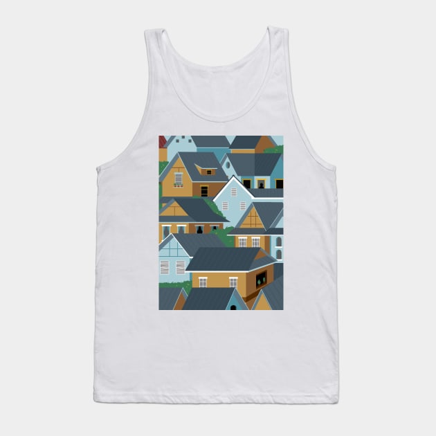 Cold in Town Tank Top by Zakaria Azis